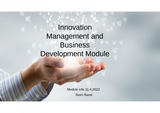 picture Business Spread Sheet 42414 | Innovationmanagement Modulepresentation 2022