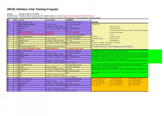 picture Training Program Excel Template 41438 | June 2021