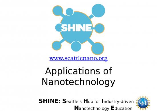 picture Nanotechnology Seminar Ppt 42300 | Nano Applications Lecture2