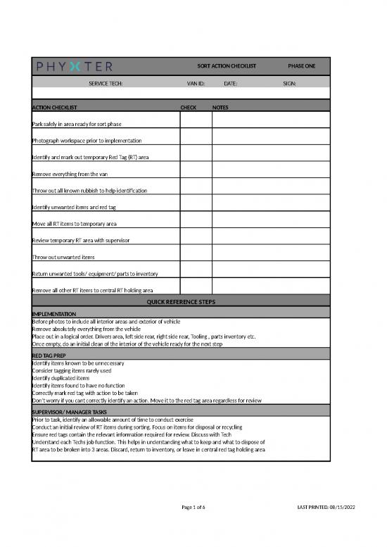 picture Inventory Excel Sheet 42132 | Phyxter 5s Checklist 3717084