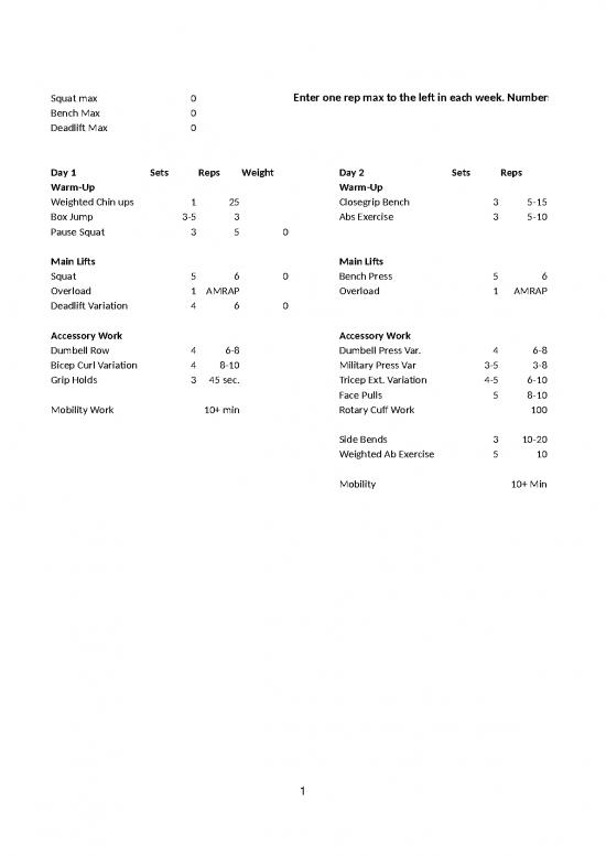 picture Excel Sample Sheet 41616 | Powerlifting Size Excel Worksheet