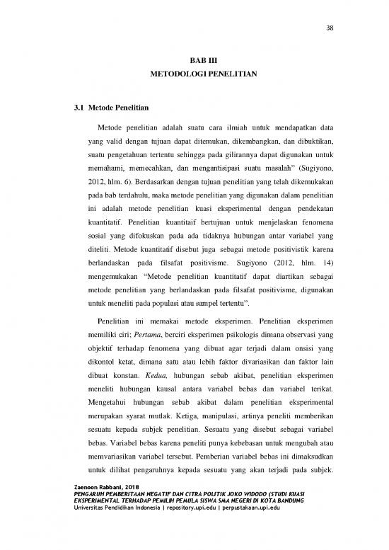 picture Contoh Metode Penelitian 41879 | S Ikom 1401562 Chapter3