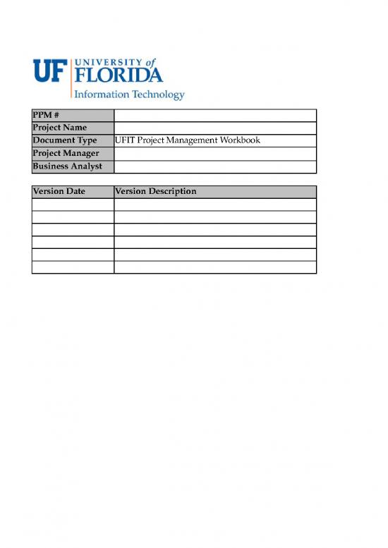 picture Excel Sample Sheet 42163 | Ufit Project Management Workbook Template