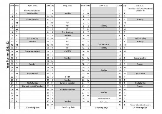 picture_Excel Sample Sheet 41380 | Year Planner 2021 22