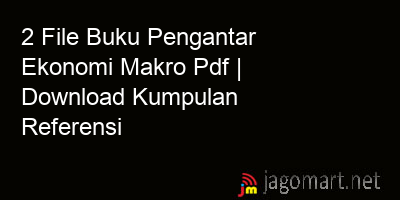 picture 2 File Buku Pengantar Ekonomi Makro Pdf | Download Kumpulan Referensi