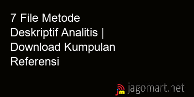 picture 7 File Metode Deskriptif Analitis | Download Kumpulan Referensi