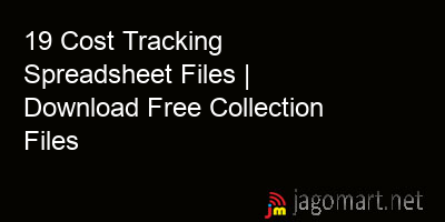 picture 19 Cost Tracking Spreadsheet Files | Download Free Collection Files