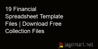 picture 19 Financial Spreadsheet Template Files | Download Free Collection Files
