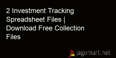 picture 2 Investment Tracking Spreadsheet Files | Download Free Collection Files