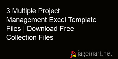 picture 3 Multiple Project Management Excel Template Files | Download Free Collection Files