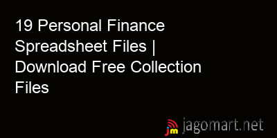 picture 19 Personal Finance Spreadsheet Files | Download Free Collection Files
