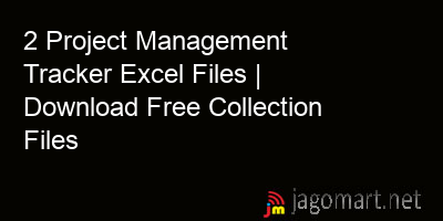 picture 2 Project Management Tracker Excel Files | Download Free Collection Files