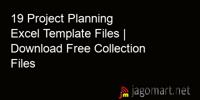picture 19 Project Planning Excel Template Files | Download Free Collection Files