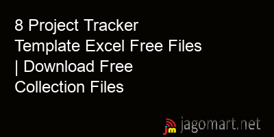 picture 8 Project Tracker Template Excel Free Files | Download Free Collection Files
