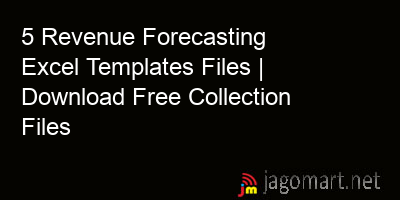 picture 5 Revenue Forecasting Excel Templates Files | Download Free Collection Files