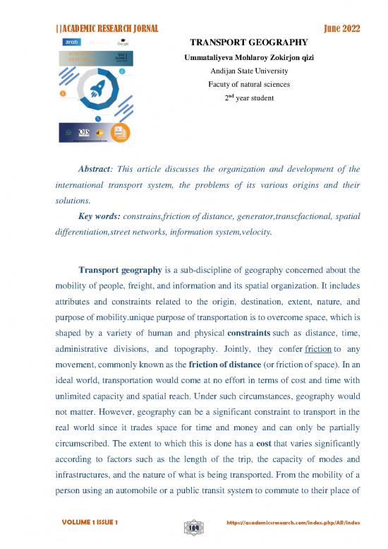 picture Transport Geography Pdf 43733 | 109 133