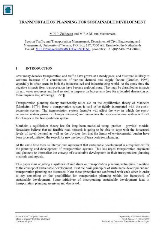 picture Transportation System Management Pdf 43505 | 32 Zuidgeest