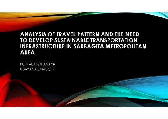 picture1_Transportation Planning Pdf 43512 | 44 Analysis Of Travel Pattern Suthanaya