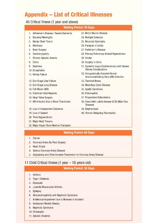 picture1_Critical Illness List Pdf 44383 | 56 Critical Illness List