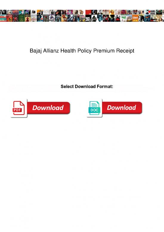 picture1_Life Insurance Policy Pdf 44337 | Bajaj Allianz Health Policy Premium Receipt