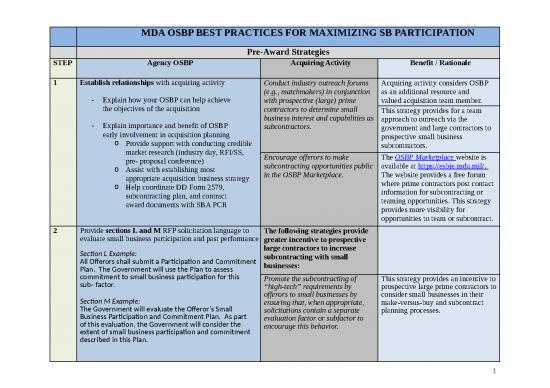 picture Business Spread Sheet 42855 | Best Practices For Maximizing Small Business Participation Oda Brief