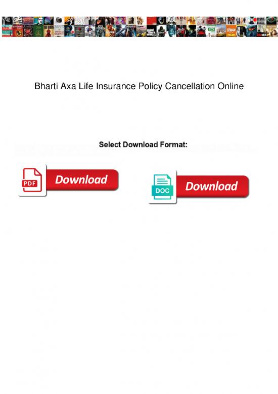 picture1_Insurance Pdf 43930 | Bharti Axa Life Insurance Policy Cancellation Online