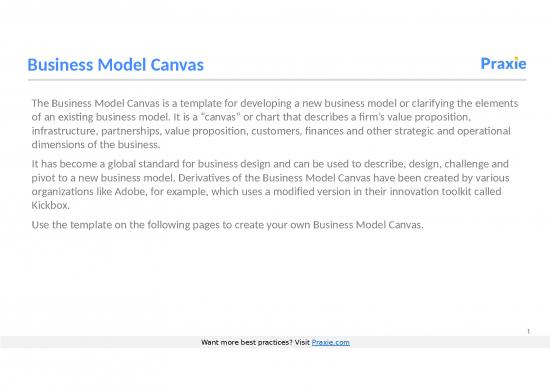 picture Business Spread Sheet 42669 | Business Model Canvas Template 1