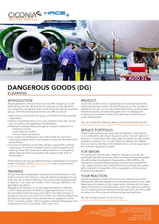 picture1_Dangerous Goods Training Pdf 43568 | Ciconia Dangerous Goods E Learning 2020