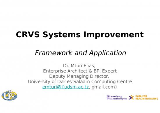 picture_Technical Seminar Ppt 42891 | D Mturi Crvs Systems Improvement 0
