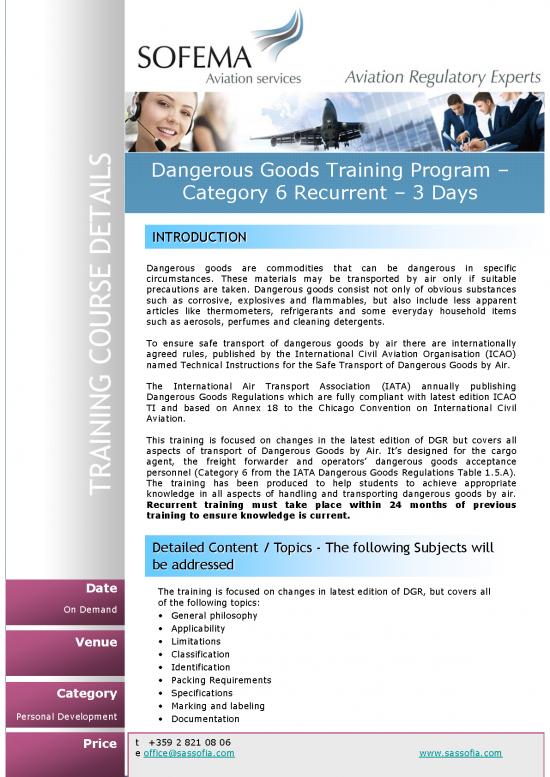 picture_Iata Pdf 43507 | Dangerous Goods Training Program   Category 6 Recurrent   3 Days1