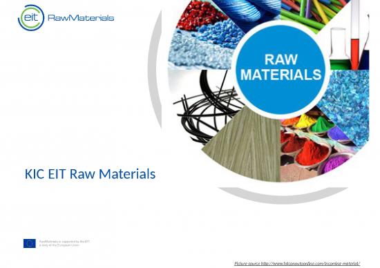 picture_Ppt On Business Ideas 42932 | Eit Raw Materials General Presentation