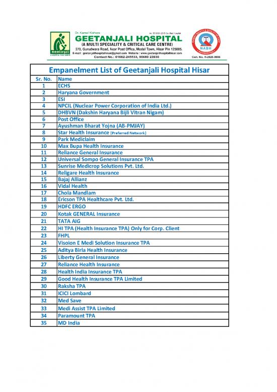 picture Insurance Pdf 44029 | Empanelment List 01