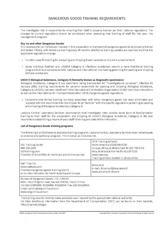 picture Dangerous Goods Training Pdf 43579 | English Danggoodstrainingrequirements