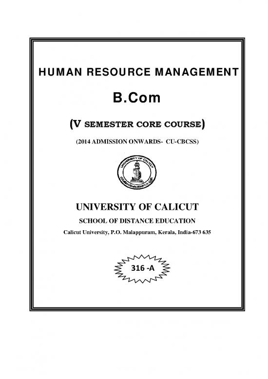 picture Human Resource Management Pdf 43738 | Ex5462