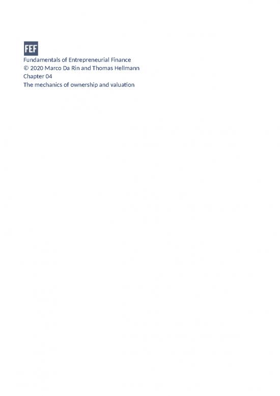 picture Irr Excel Template 43241 | Fef Chapter 04 Mechanics Of Ownership And Valuation