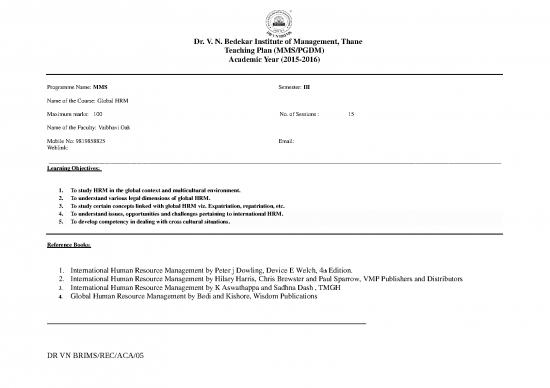 picture Human Resource Management Pdf 43892 | Global Hrm