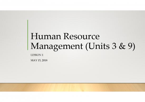 picture Human Resource Management Pdf 43818 | Human Resource Management  Units 3   9  Lesson Pptx