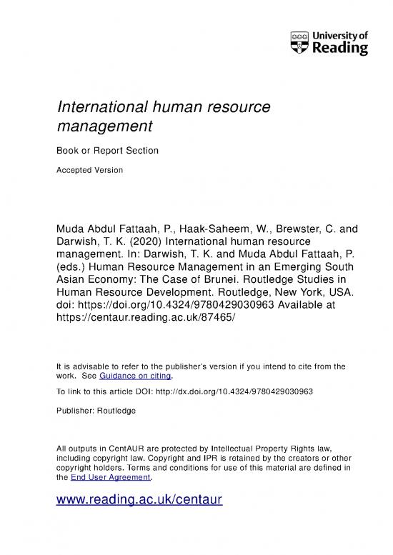 picture Human Resource Management Pdf 43812 | International Hrm Whs