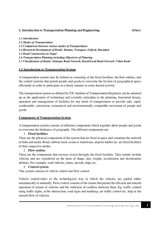 picture_Transportation System Management Pdf 43387 | Introduction To Transportation Planning And Engineering