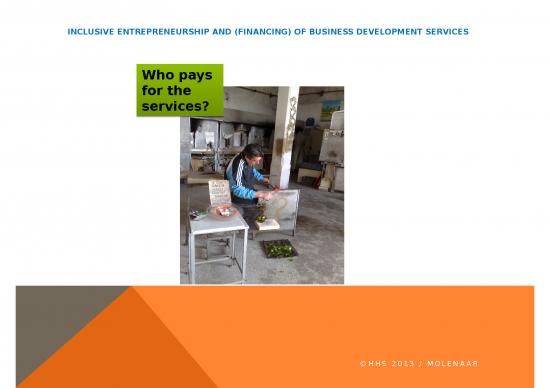 picture Ppt On Small Business 42965 | Klaas Molenar   Inclusive Entrepreneurship And (financing) Of Business