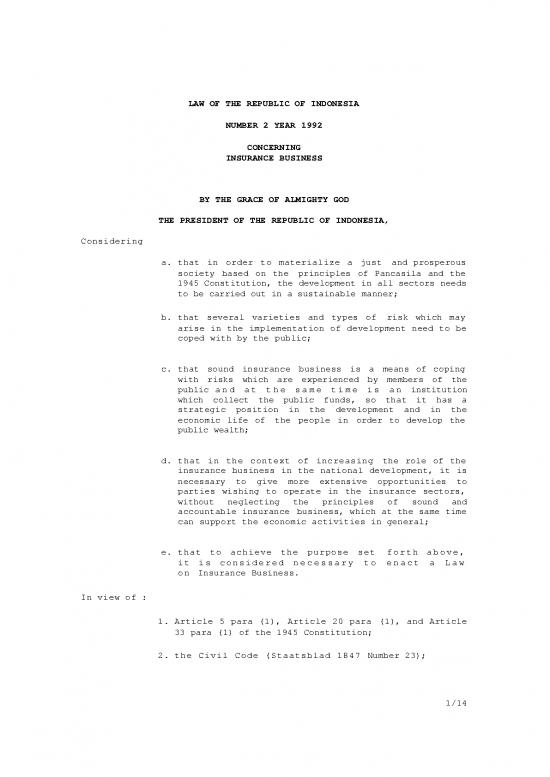 picture1_Society Pdf 44370 | Law N 2 Of 1992 On Insurance (better Translation)