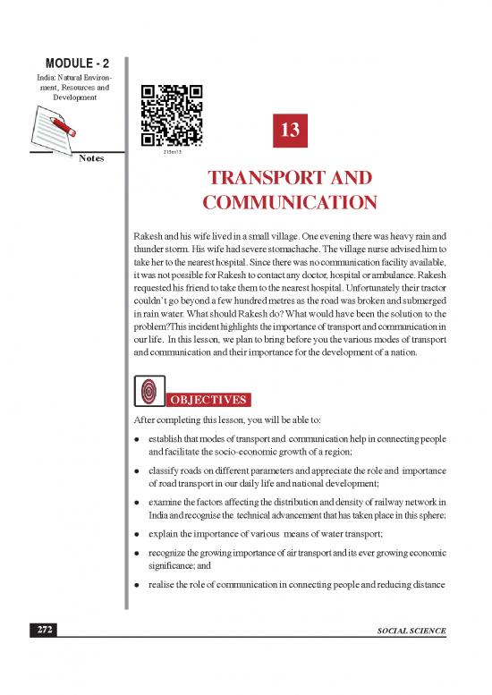 picture Transport And Communication Pdf 43671 | Lesson 13