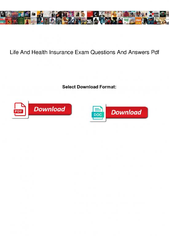 picture Insurance Pdf 44197 | Life And Health Insurance Exam Questions And Answers Pdf
