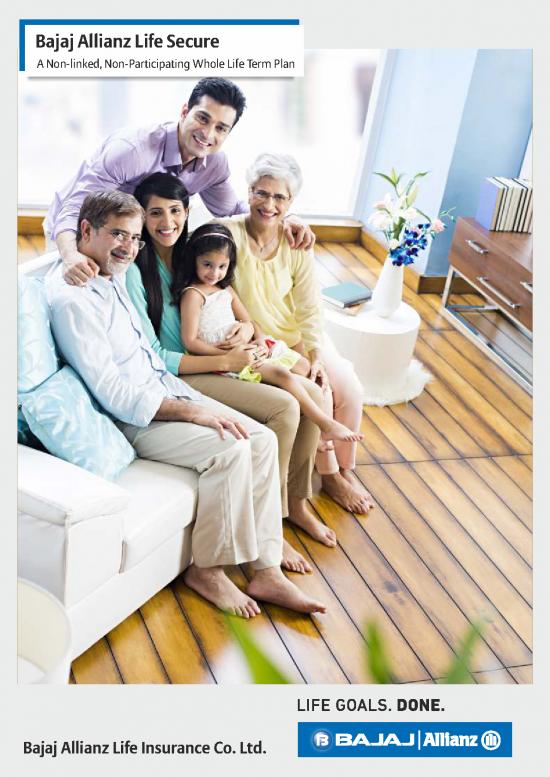 picture_Insurance Pdf 44256 | Life Secure Brochure