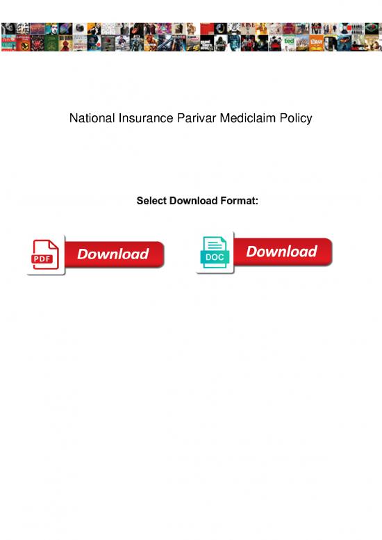 picture1_Insurance Pdf 44265 | National Insurance Parivar Mediclaim Policy