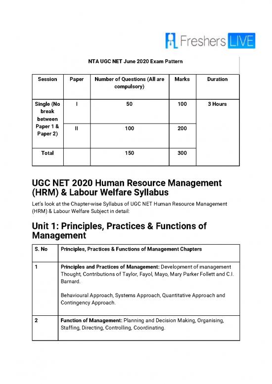 picture Human Resource Management Pdf 43776 | Nta Ugc Net June 2020 Exam Pattern 1600261109
