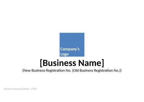picture Ppt Seminar Proposal 42945 | Penjana Loan Cmce Business Proposal
