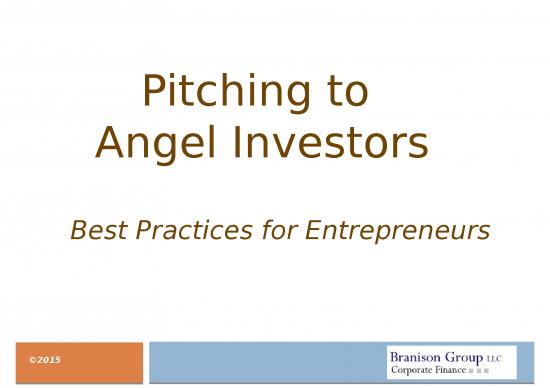 picture Powerpoint Templates For Business Pitch 42897 | Pitching To Angel Investors