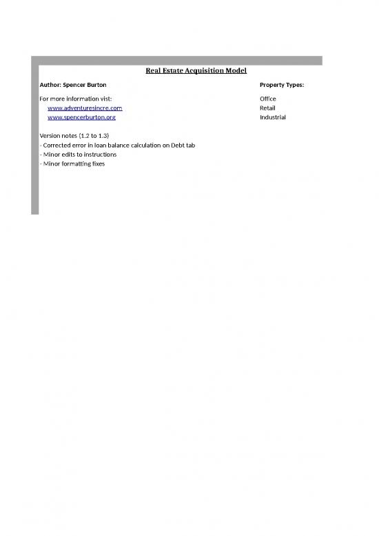picture1_Real Estate Acquisition Model V3