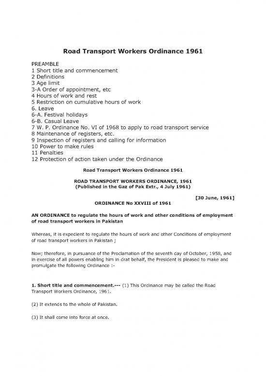 picture_Road Transport Workers Ordinance 1961